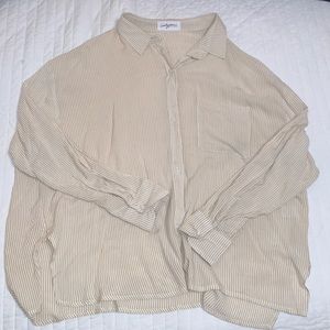 Nude Striped CJLA Button Up